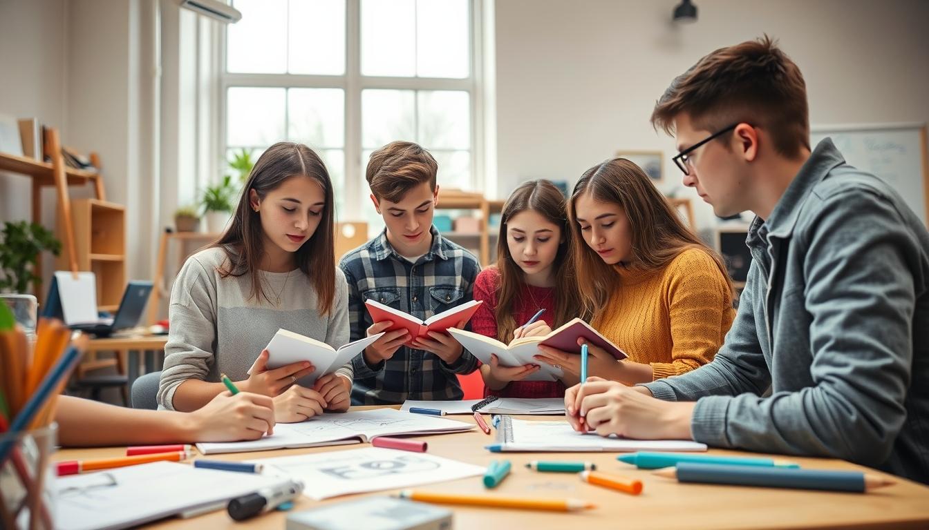 Student developing practical and academic skills